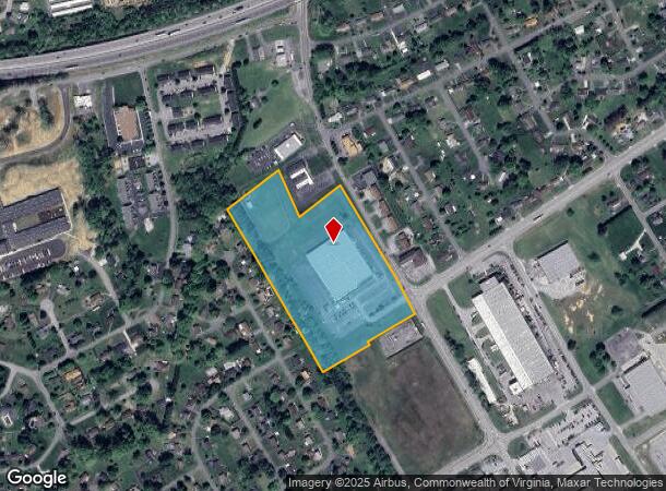 1749 Bonham Rd, Bristol, VA Parcel Map