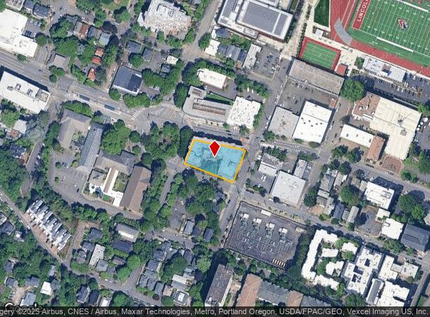  1704 Sw Jefferson St, Portland, OR Parcel Map
