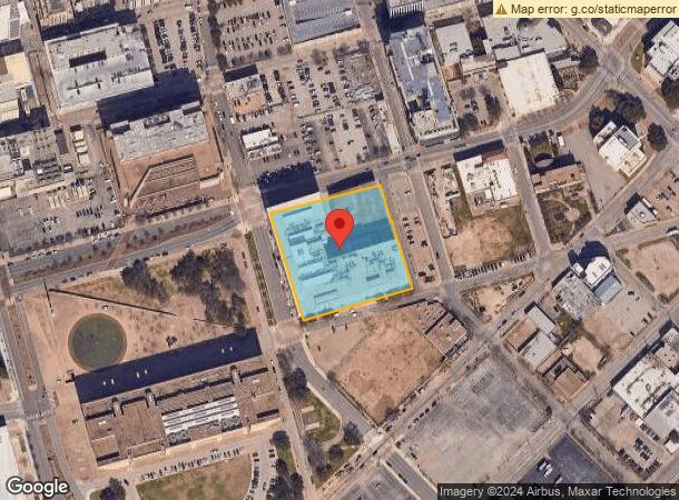  500 S Ervay St, Dallas, TX Parcel Map