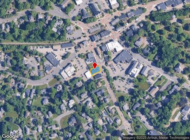  25 Central St, Hingham, MA Parcel Map