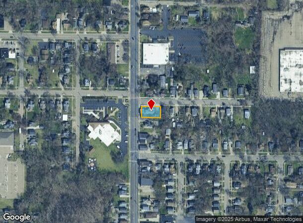  1707 S Burdick St, Kalamazoo, MI Parcel Map