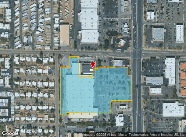  4125 N Oracle Rd, Tucson, AZ Parcel Map