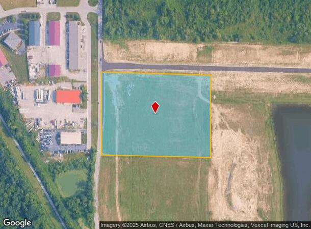 8415 Whitcomb Appr St, Merrillville, IN Parcel Map