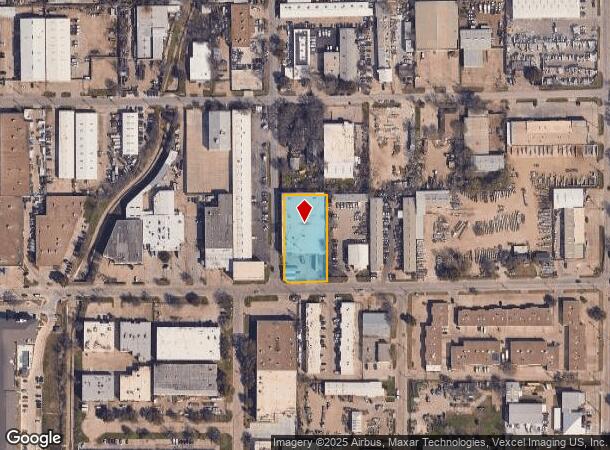  2503 Southwell Rd, Dallas, TX Parcel Map