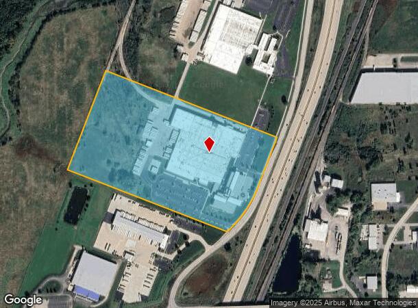 1645 Bergstrom Rd, Neenah, WI Parcel Map