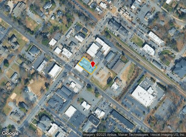 105 N Trade St, Matthews, NC Parcel Map