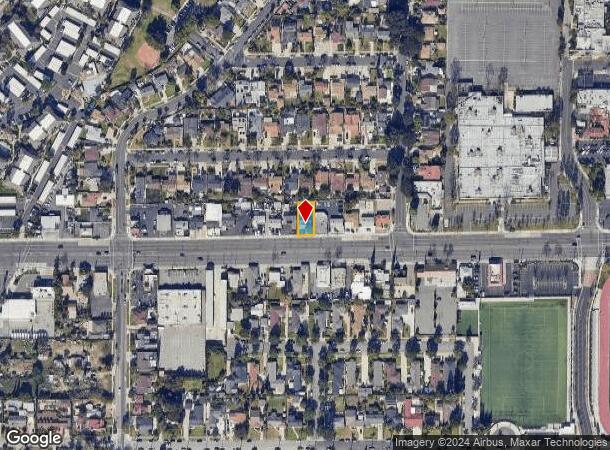  1823 W 17Th St, Santa Ana, CA Parcel Map