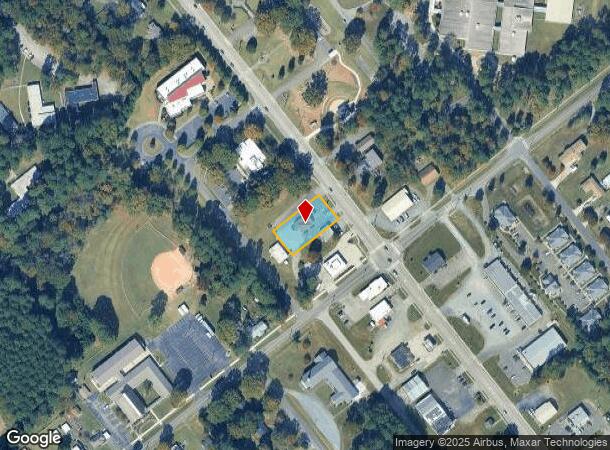  405 Central Ave, Butner, NC Parcel Map