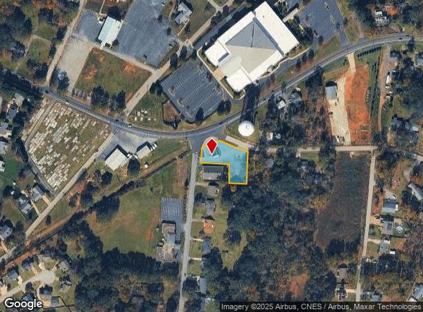 320 Hillcrest Dr, Greer, SC Parcel Map