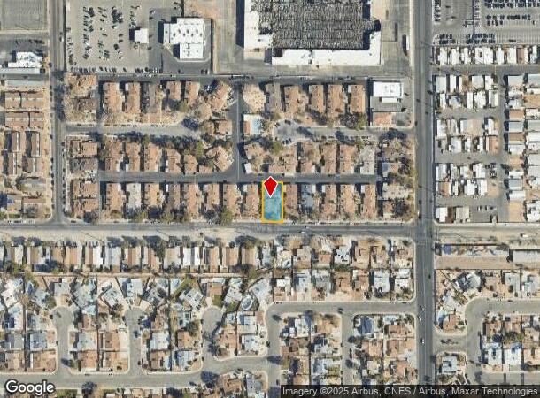  2830 Karen Ave, Las Vegas, NV Parcel Map