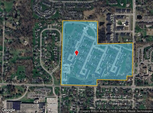  1 White Pine Cir, Fairport, NY Parcel Map