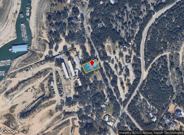  16201 Dodd St, Volente, TX Parcel Map
