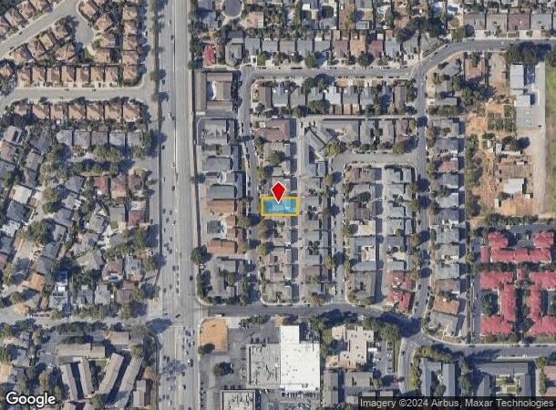  875 Burbank Dr, Santa Clara, CA Parcel Map