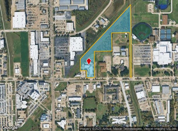 1010 W Baker Rd, Baytown, TX Parcel Map