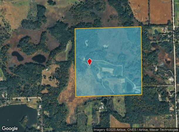  3129 Klondike Rd, Lapeer, MI Parcel Map