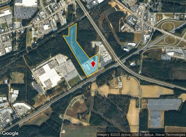 1505 Outlet Center Dr, Selma, NC Parcel Map