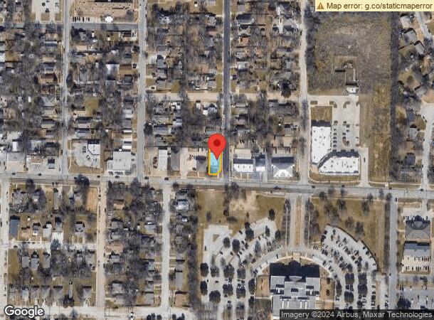  1317 E Mckinney St, Denton, TX Parcel Map