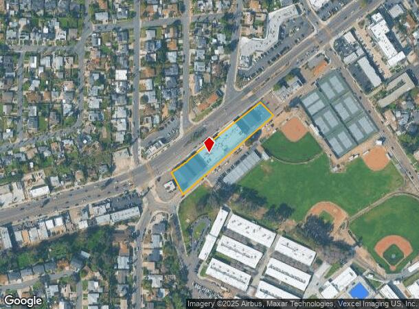  7373 University Ave, La Mesa, CA Parcel Map