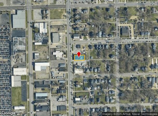  1708 S Michigan St, South Bend, IN Parcel Map