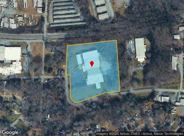 1101 Curtis St, Monroe, NC Parcel Map