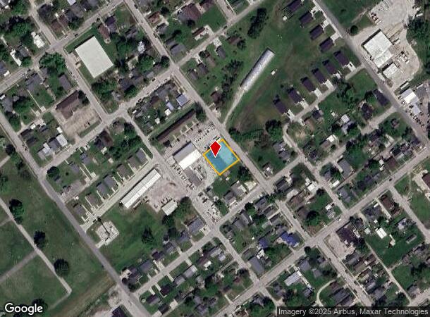  1201 Nicholas St, Vincennes, IN Parcel Map