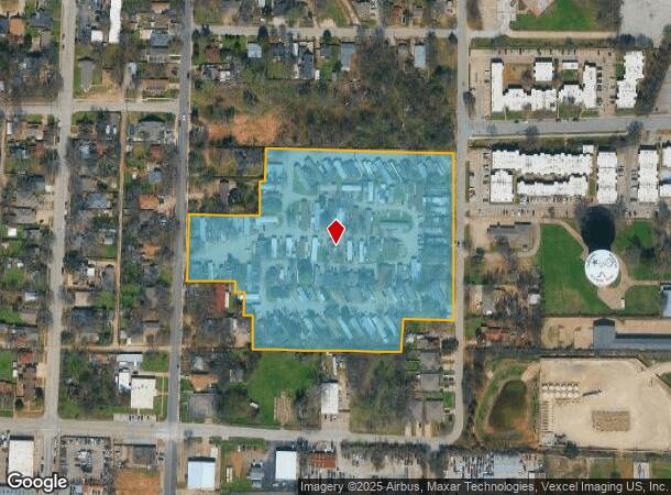 415 N East St, Arlington, TX Parcel Map