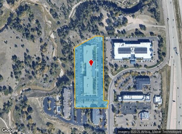 7222 Commerce Center Dr, Colorado Springs, CO Parcel Map