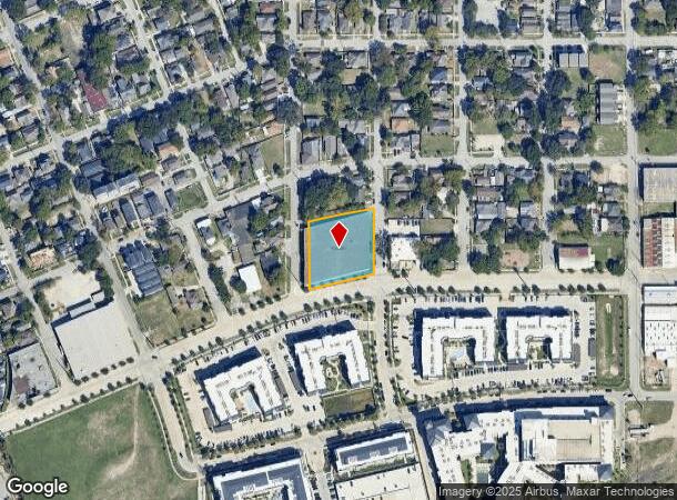  1512 Gano St, Houston, TX Parcel Map