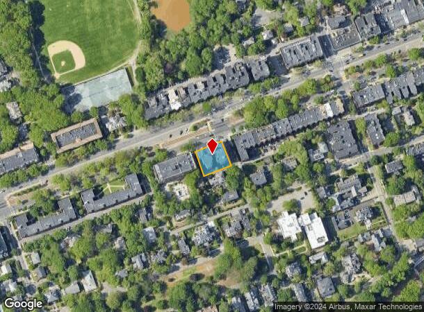  1101 Beacon St, Brookline, MA Parcel Map