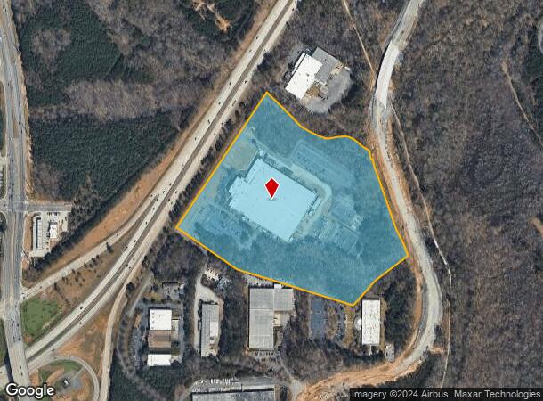  100 Technology Dr, Alpharetta, GA Parcel Map