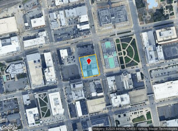 110 W Berry St, Fort Wayne, IN Parcel Map