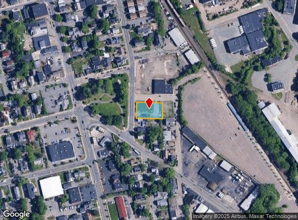  1208 Montello St, Brockton, MA Parcel Map