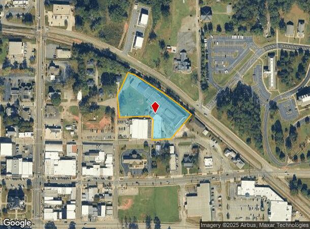  E Adams St, Forsyth, GA Parcel Map