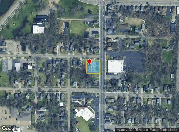  1606 S Burdick St, Kalamazoo, MI Parcel Map