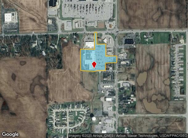  1465 N Shoop Ave, Wauseon, OH Parcel Map