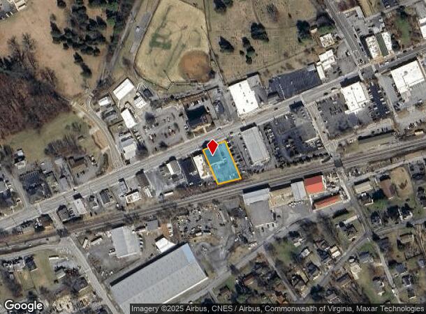  406 W Main St, Abingdon, VA Parcel Map