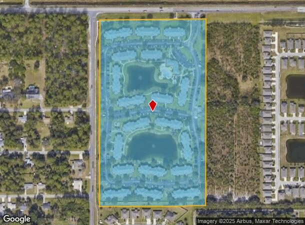  500 Malabar Rd Sw, Palm Bay, FL Parcel Map