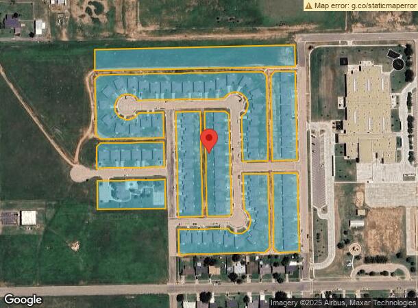  1401 W 33Rd St, Plainview, TX Parcel Map