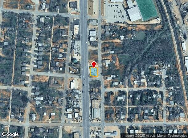  1409 N Treadaway Blvd, Abilene, TX Parcel Map