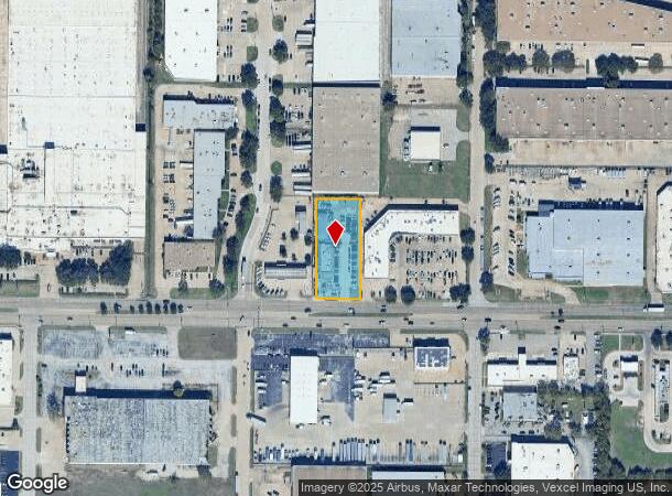  2707 E Belt Line Rd, Carrollton, TX Parcel Map