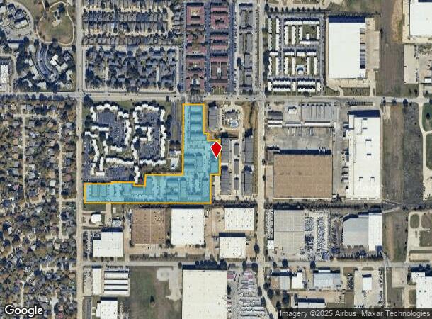  1519 Running Brook Dr, Arlington, TX Parcel Map