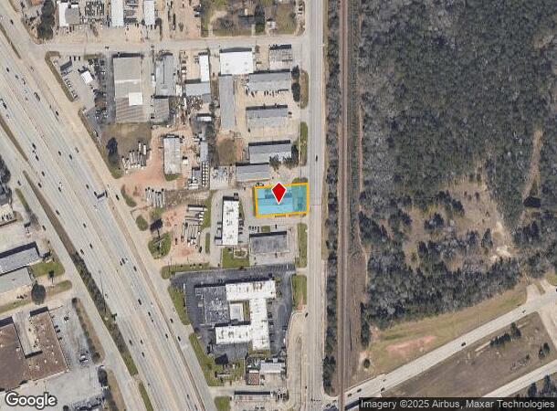  1516 S Frazier St, Conroe, TX Parcel Map