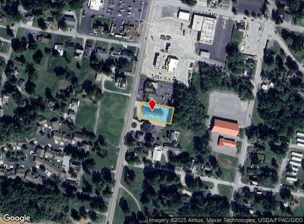 628 S High St, Hillsboro, OH Parcel Map