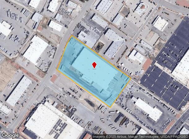  1138 Barranca Dr, El Paso, TX Parcel Map