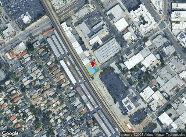 1521 Railroad St, Glendale, CA Parcel Map