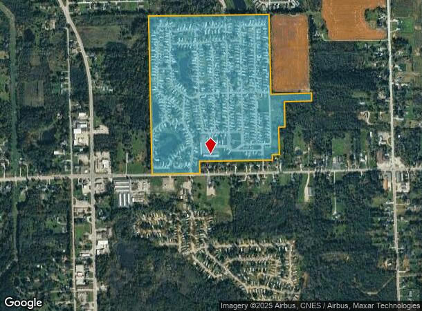 2197 E Mount Morris Rd, Mount Morris, MI Parcel Map