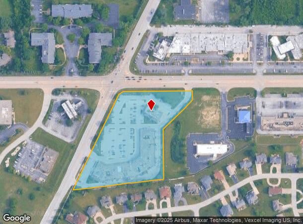 3408 Vollmer Rd, Olympia Fields, IL Parcel Map