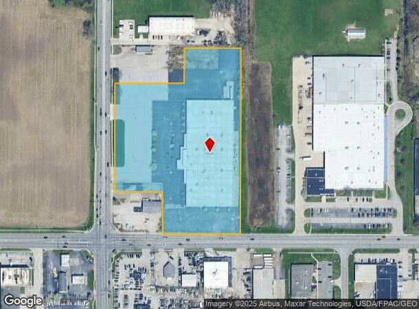 100 N Byrne Rd, Toledo, OH Parcel Map