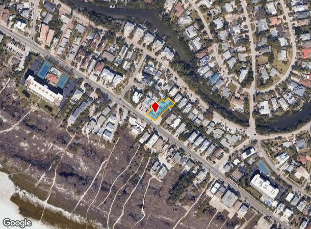 523 Beach Rd, Sarasota, FL Parcel Map