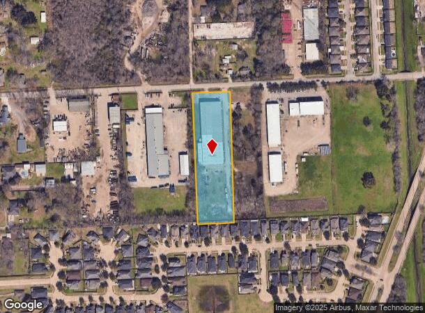  9202 Lambright Rd, Houston, TX Parcel Map